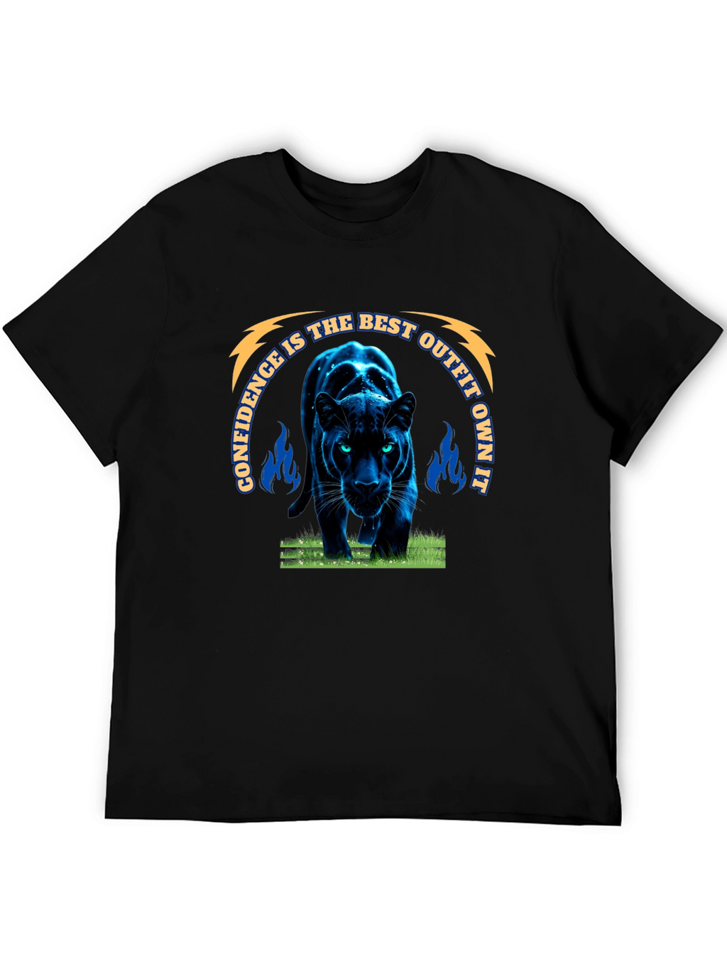 Confidence is the Best Outfit Black T-Shirt