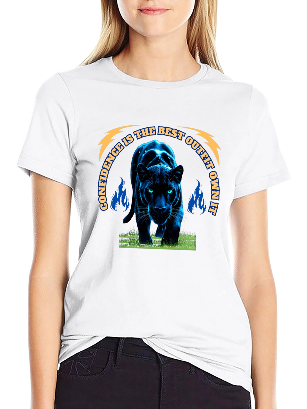 Confidence is the Best Outfit Black T-Shirt