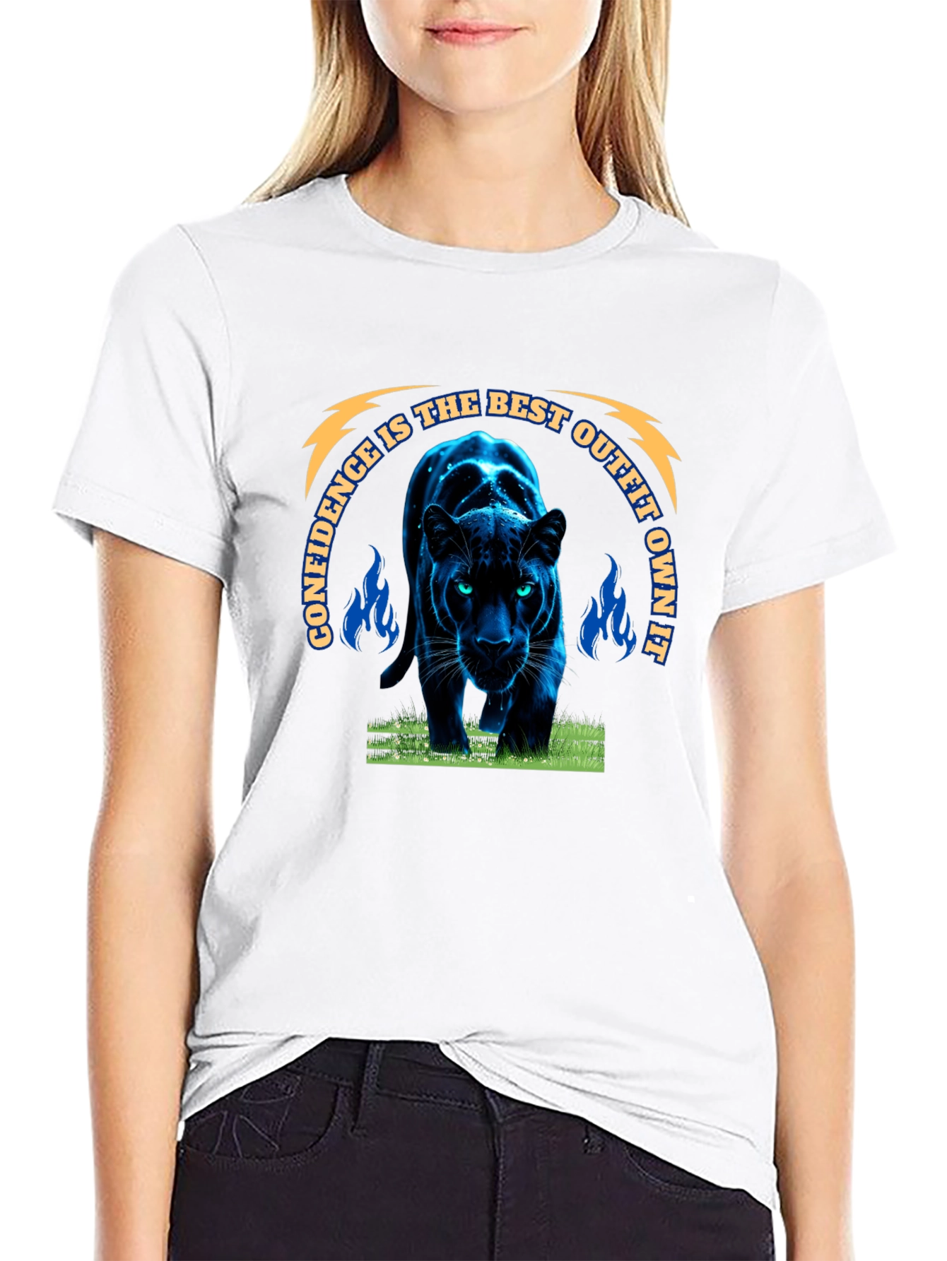 Confidence is the Best Outfit Black T-Shirt