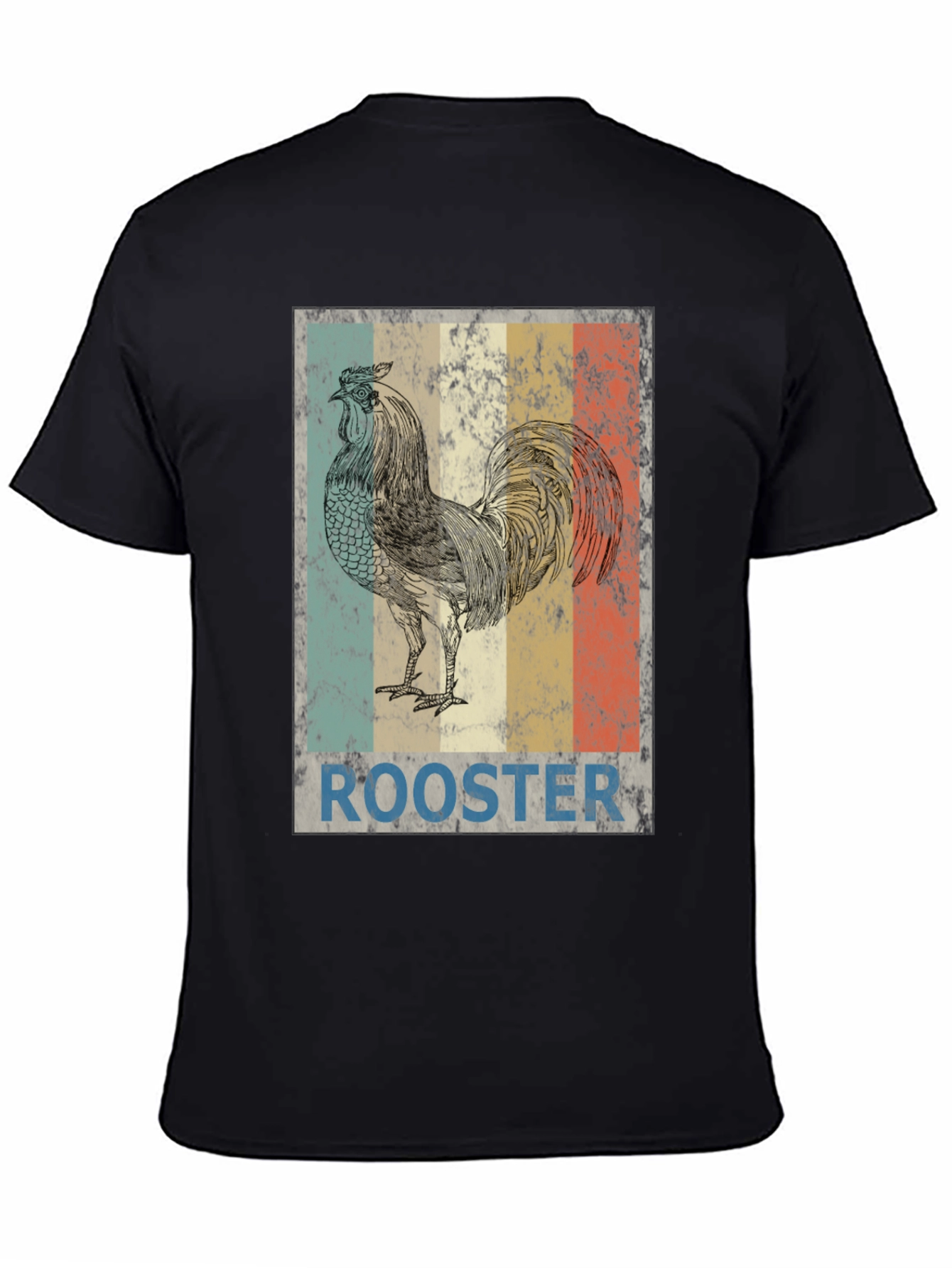 Vintage Rooster Graphic T-Shirt