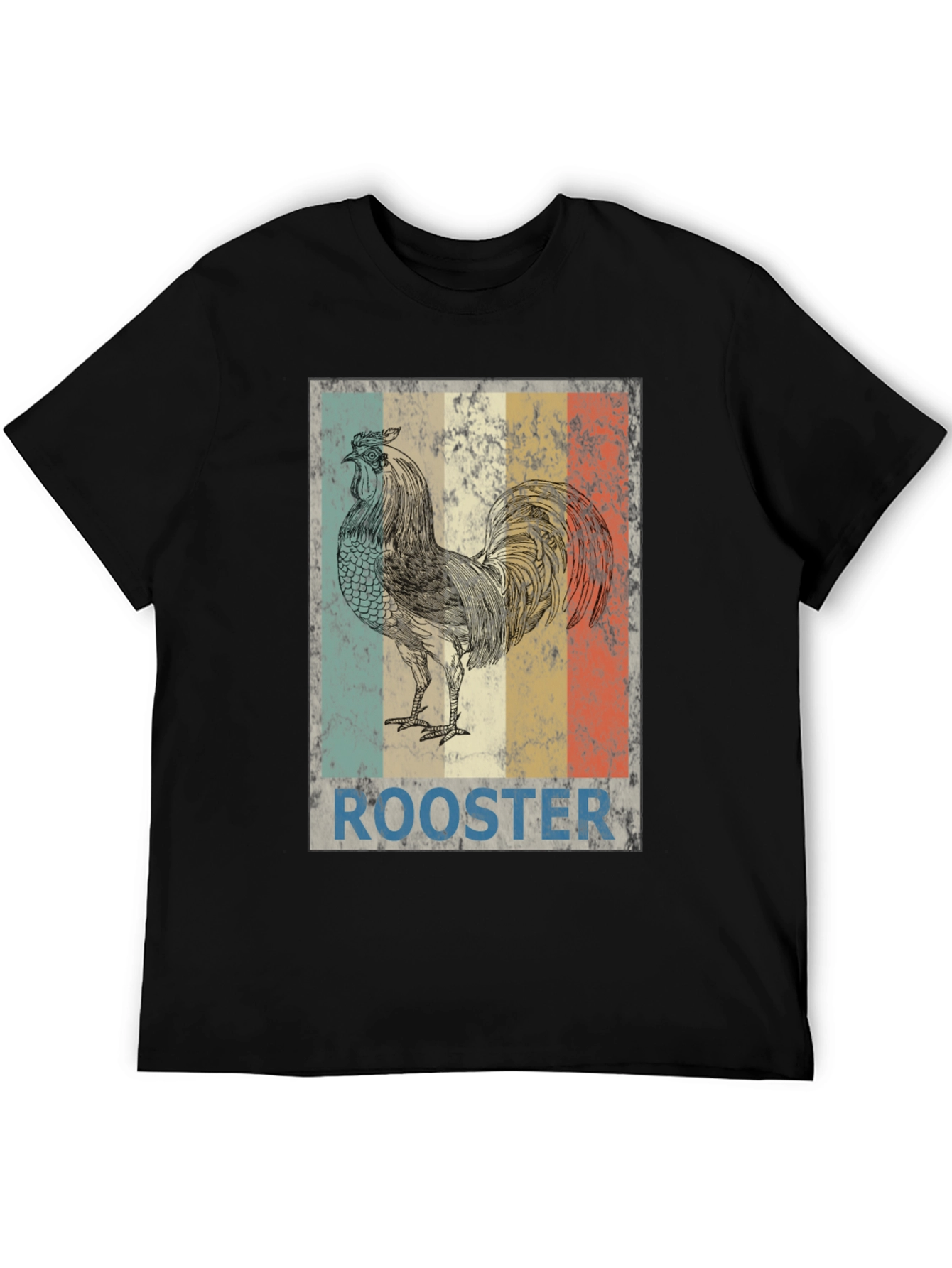 Vintage Rooster Graphic T-Shirt