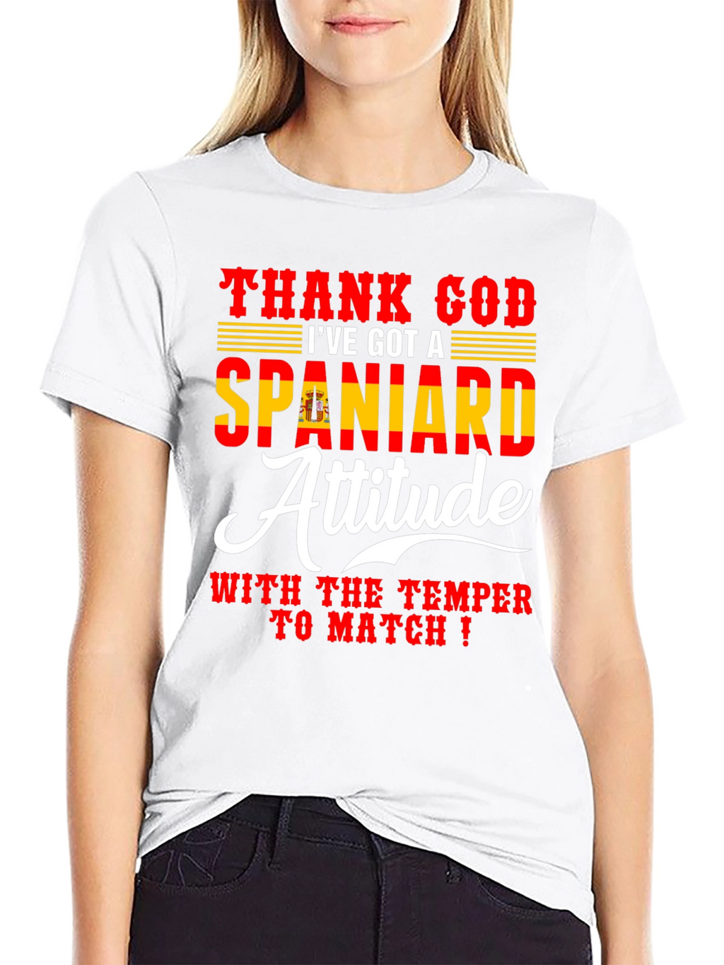 Spanish Attitude T-Shirt - Mens Black Tee