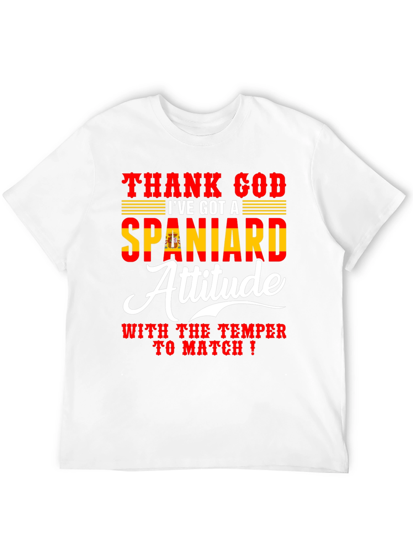 Spanish Attitude T-Shirt - Mens Black Tee