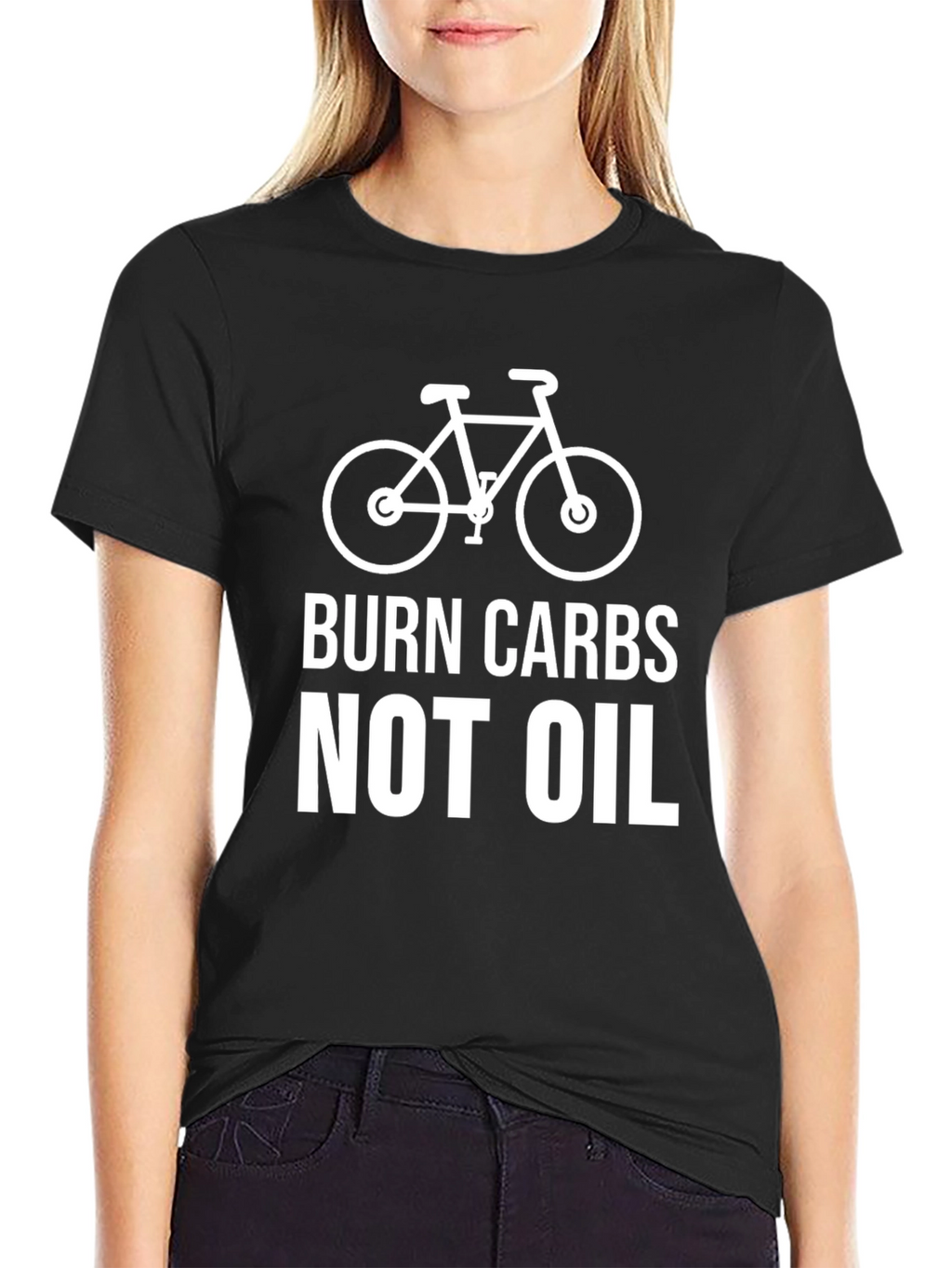 Burn Carbs Not Oil - Cycling T-Shirt
