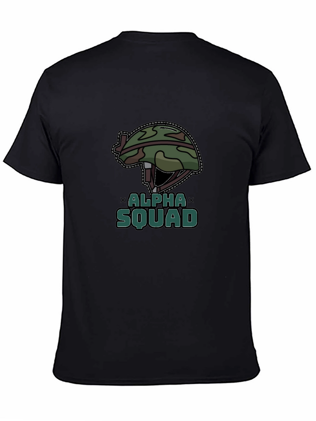 Alpha Squad Graphic Tee - Military Style T-Shirt