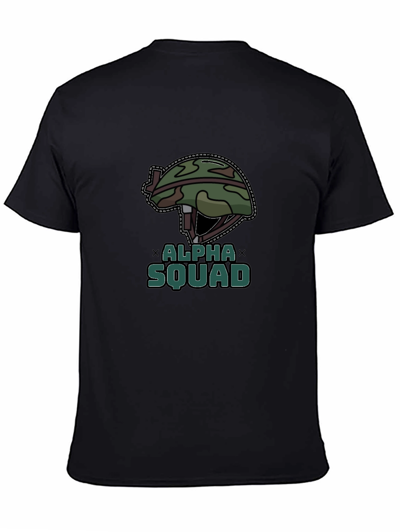 Alpha Squad Graphic Tee - Military Style T-Shirt