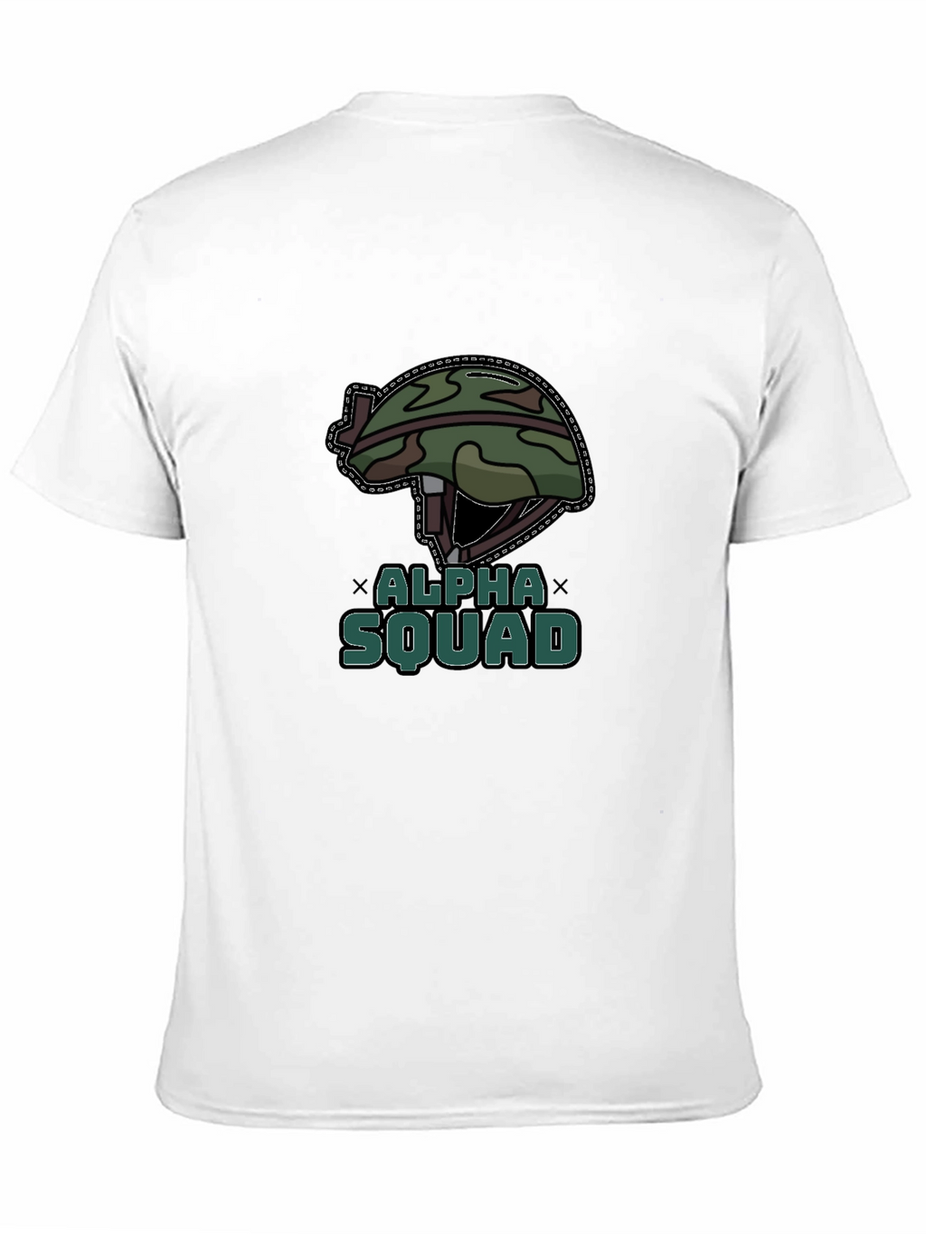 Alpha Squad Graphic Tee - Military Style T-Shirt
