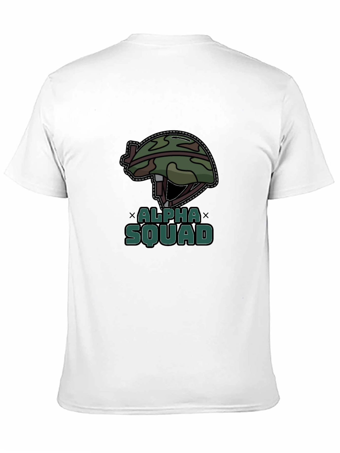 Alpha Squad Graphic Tee - Military Style T-Shirt