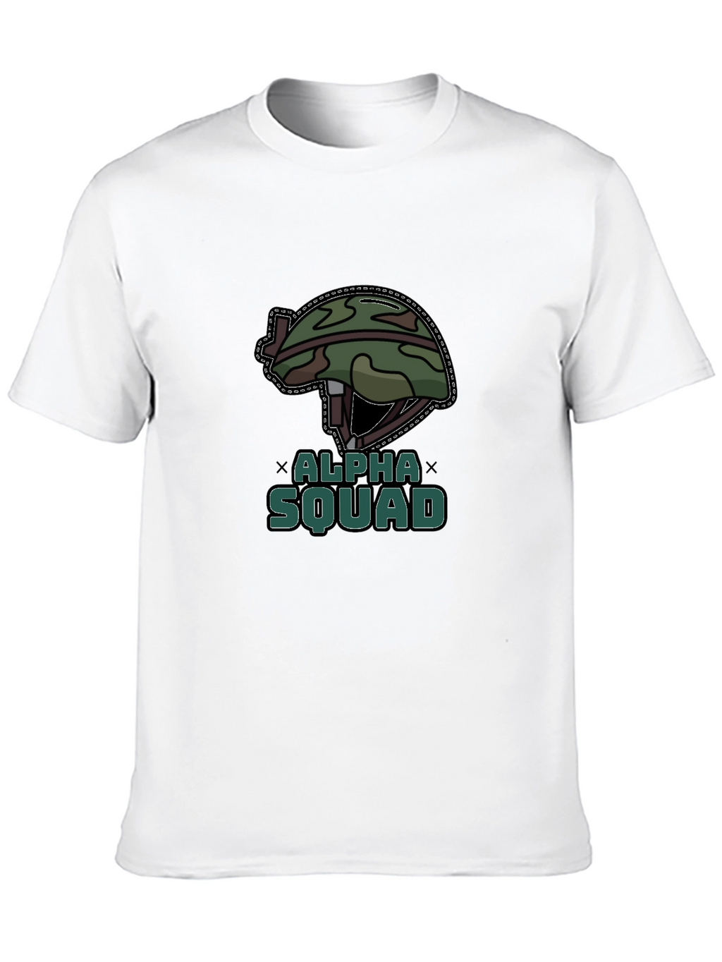 Alpha Squad Graphic Tee - Military Style T-Shirt