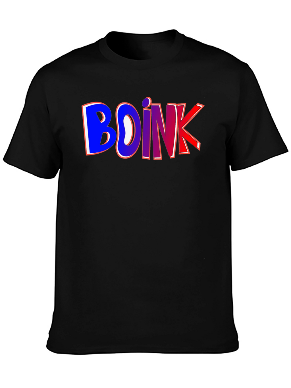Boink Graphic T-Shirt - Crew Neck Cotton Tee