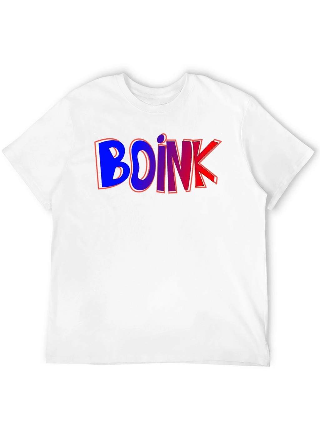 Boink Graphic T-Shirt - Crew Neck Cotton Tee