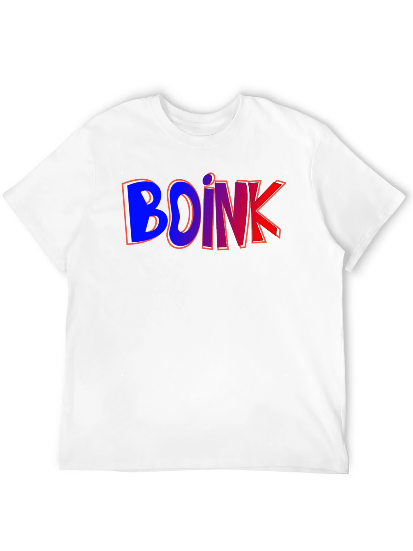 Boink Graphic T-Shirt - Crew Neck Cotton Tee