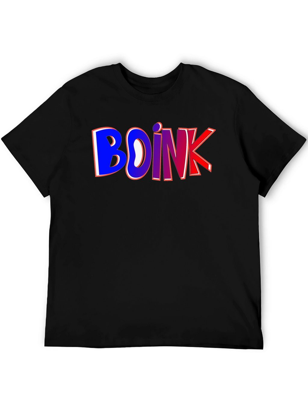 Boink Graphic T-Shirt - Crew Neck Cotton Tee