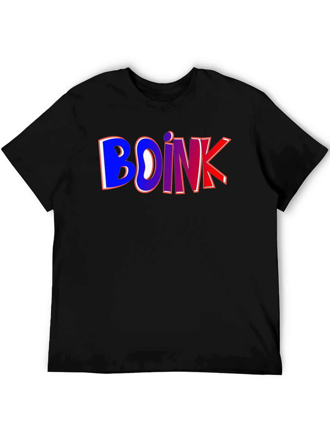 Boink Graphic T-Shirt - Crew Neck Cotton Tee