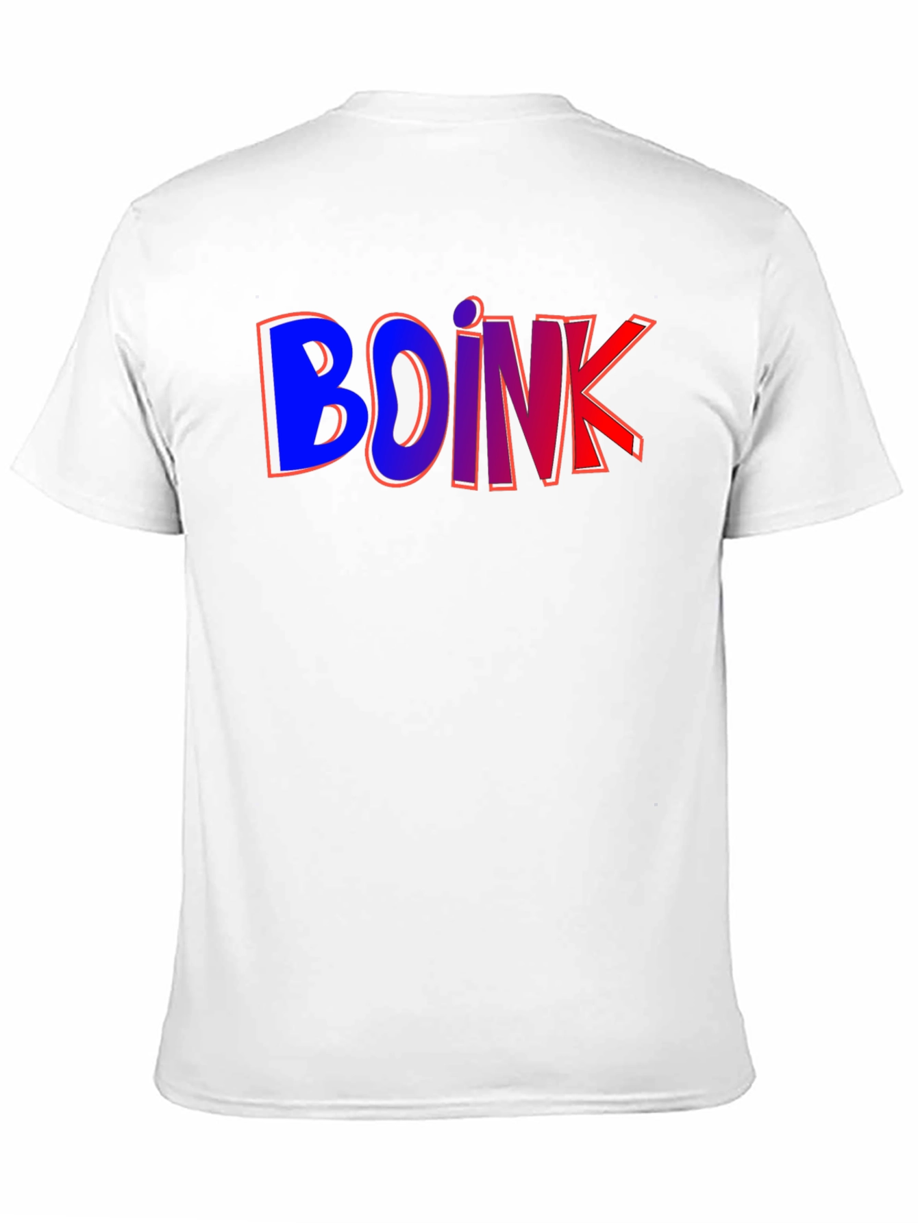 Boink Graphic T-Shirt - Crew Neck Cotton Tee