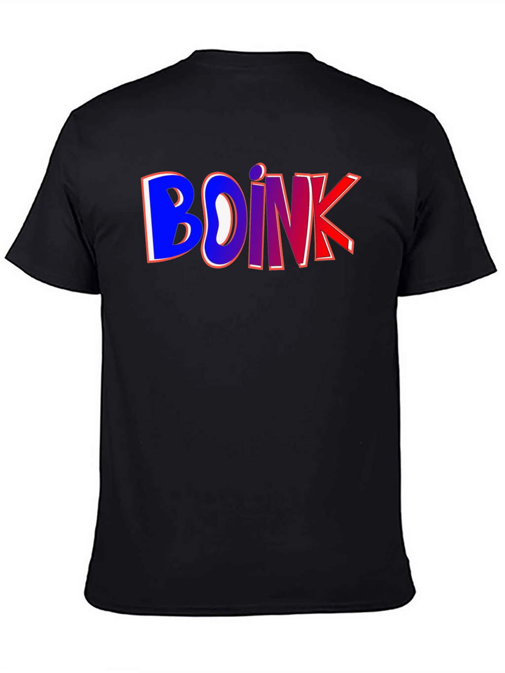 Boink Graphic T-Shirt - Crew Neck Cotton Tee