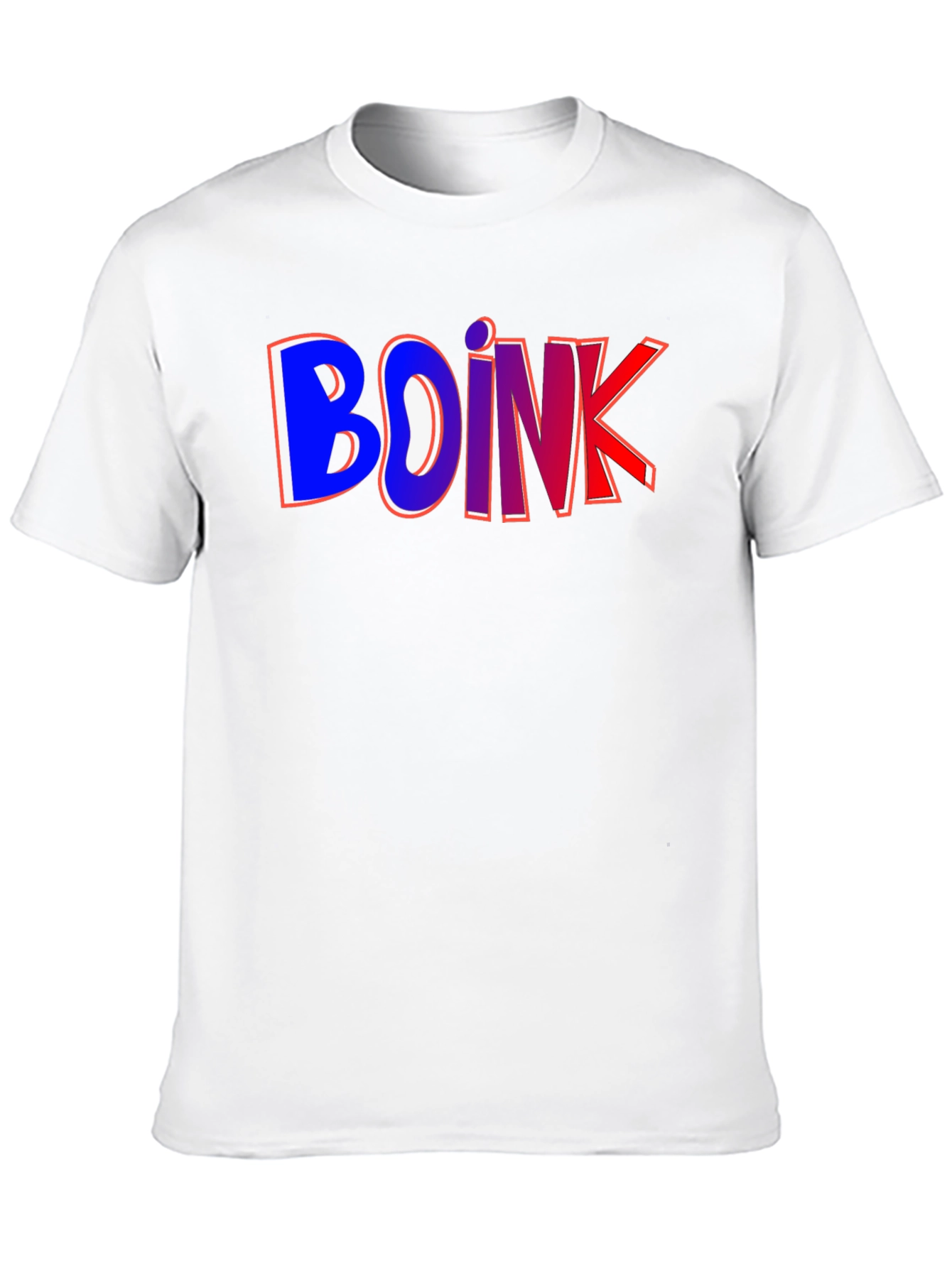 Boink Graphic T-Shirt - Crew Neck Cotton Tee