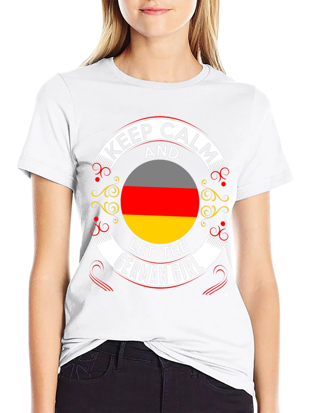 Keep Calm German Girl T-Shirt