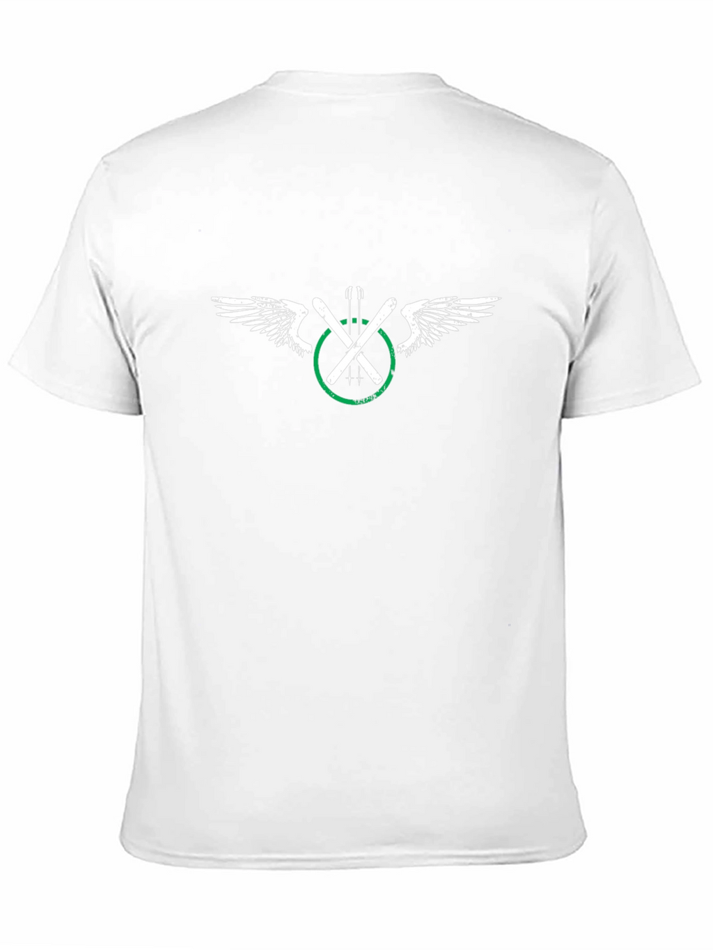 Winged Ski T-Shirt - Black