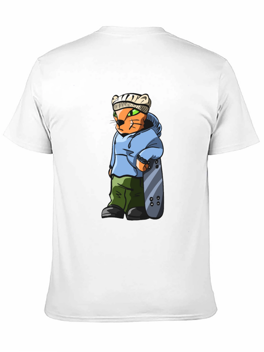 Cool Cat Skater Graphic Tee