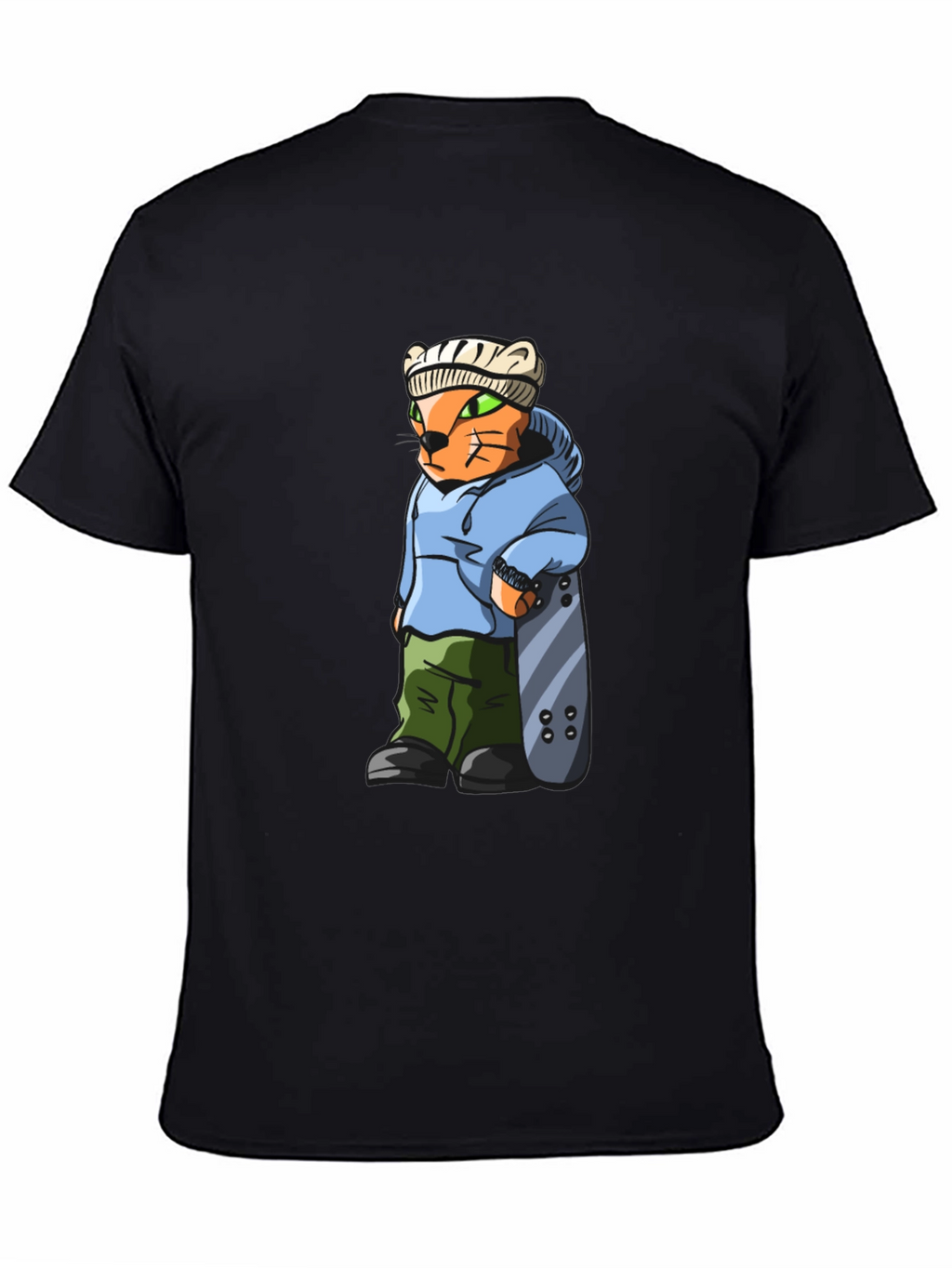 Cool Cat Skater Graphic Tee