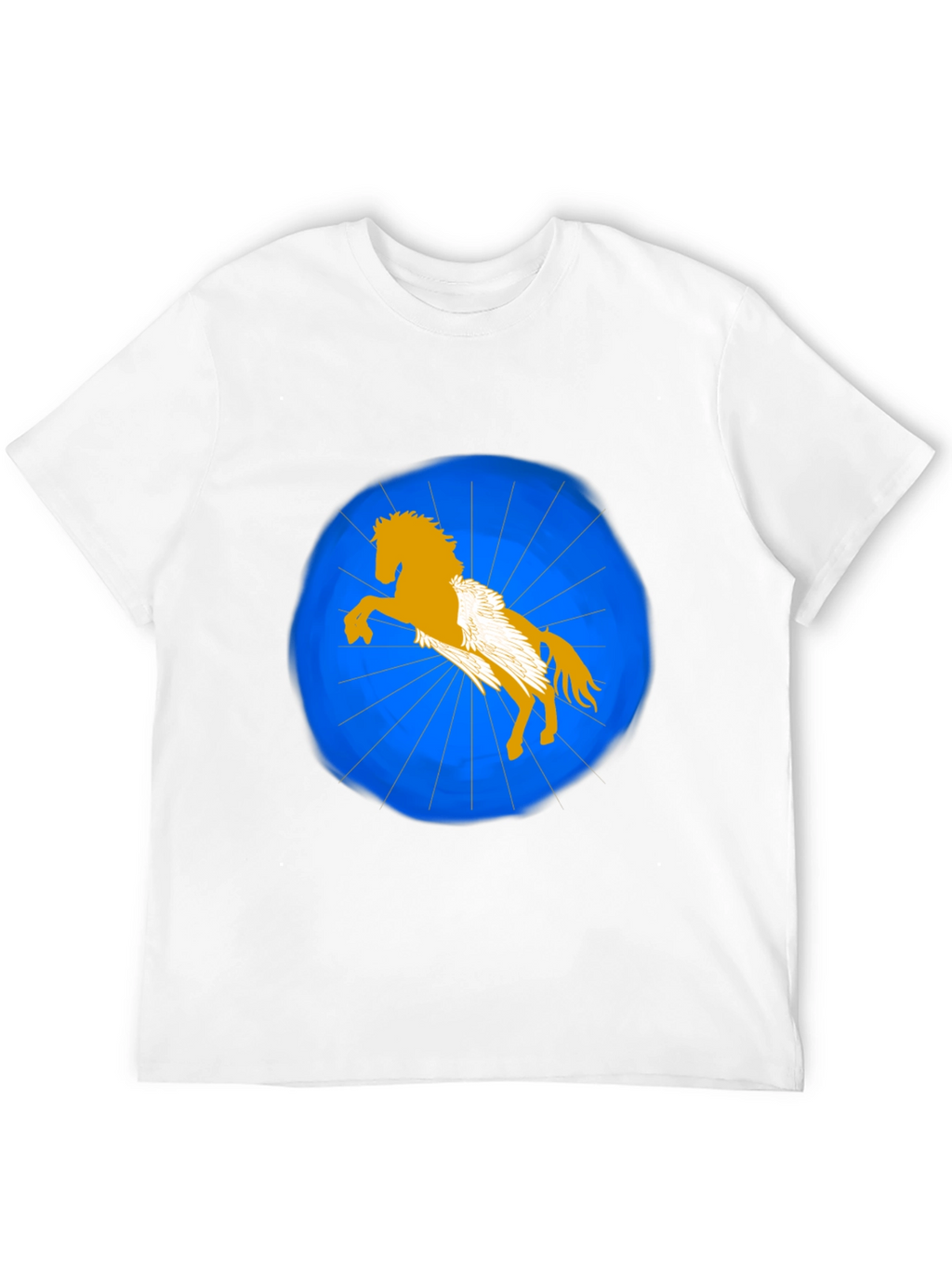 Pegasus Graphic T-Shirt - Black Stylish Design