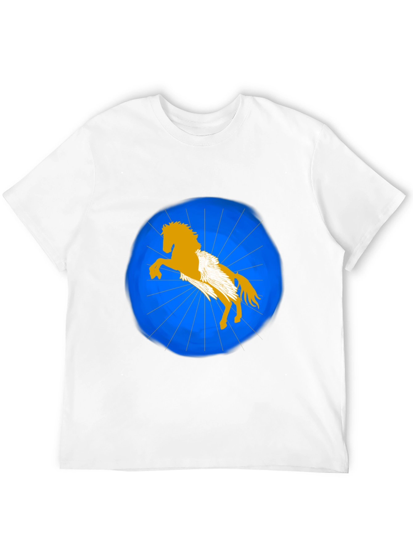 Pegasus Graphic T-Shirt - Black Stylish Design