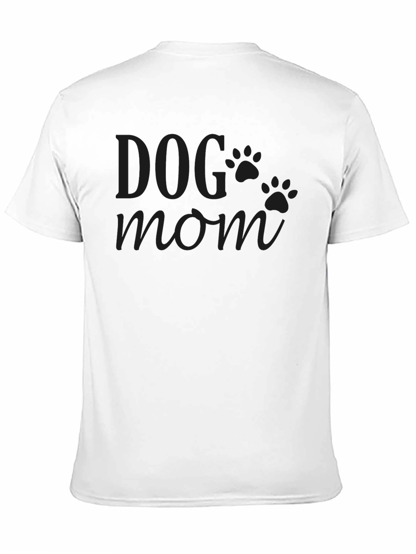 Dog Mom Graphic T-Shirt - Black Unisex Tee