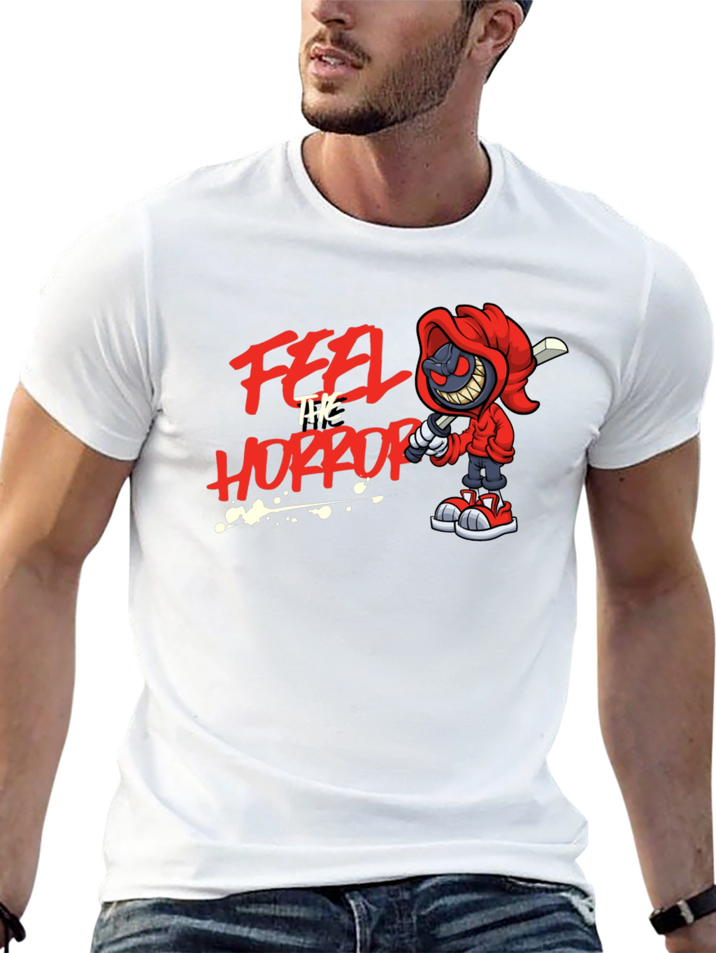 Feel the Horror Graphic Tee