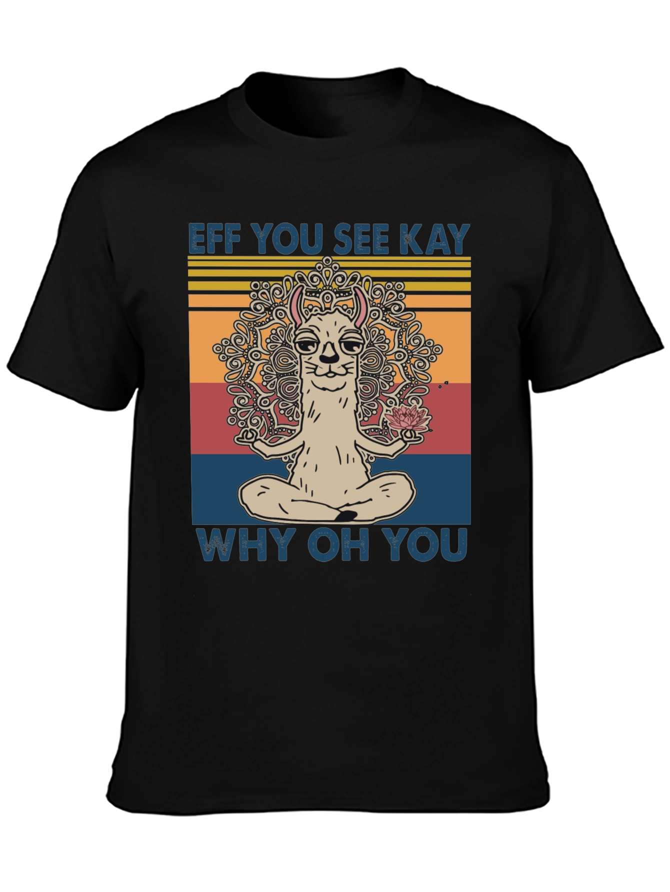 Eff You See Kay Llama Yoga T-Shirt