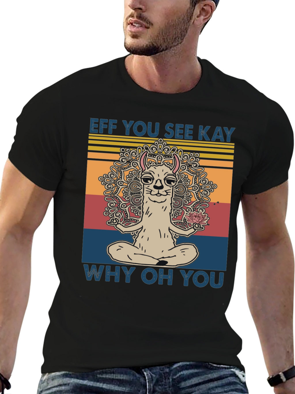 Eff You See Kay Llama Yoga T-Shirt