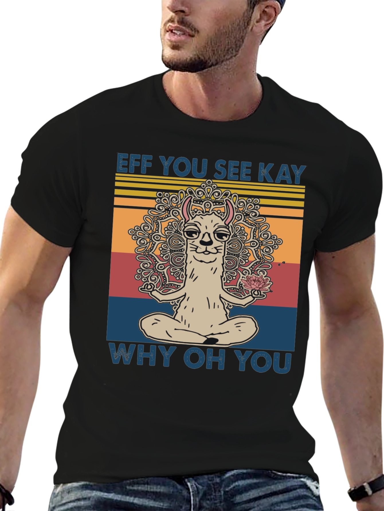 Eff You See Kay Llama Yoga T-Shirt