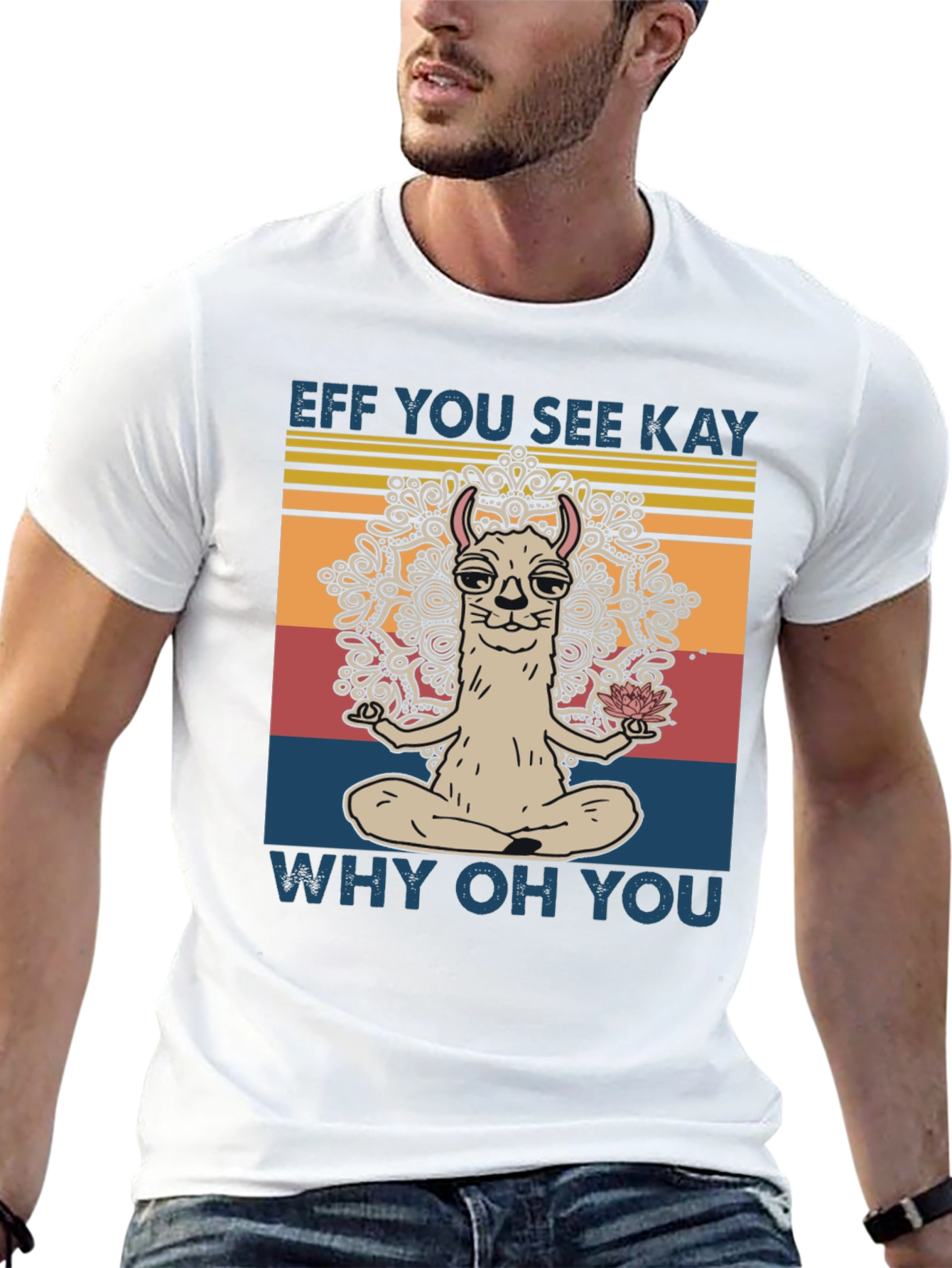 Eff You See Kay Llama Yoga T-Shirt