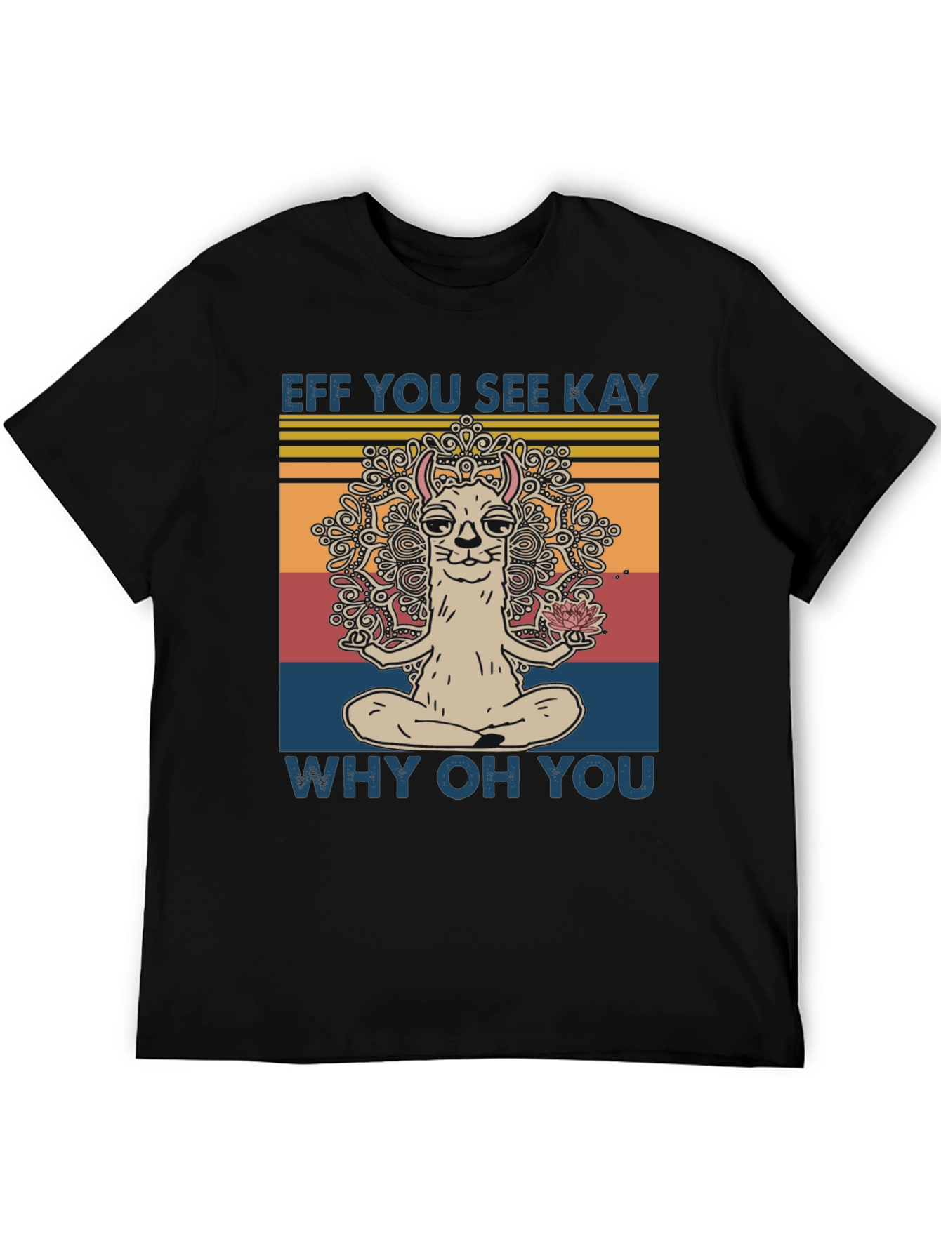 Eff You See Kay Llama Yoga T-Shirt