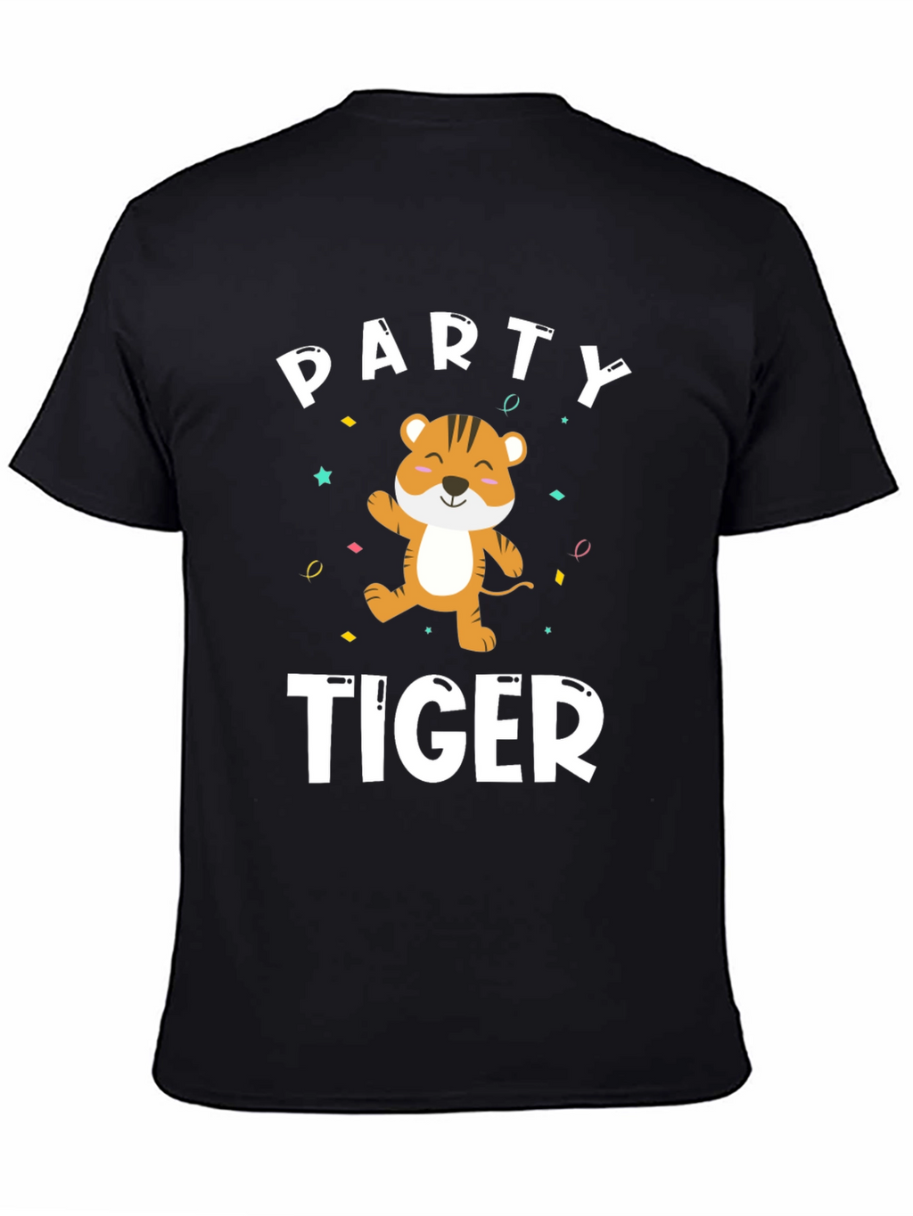 Party Tiger T-Shirt - Festive Graphic Tee