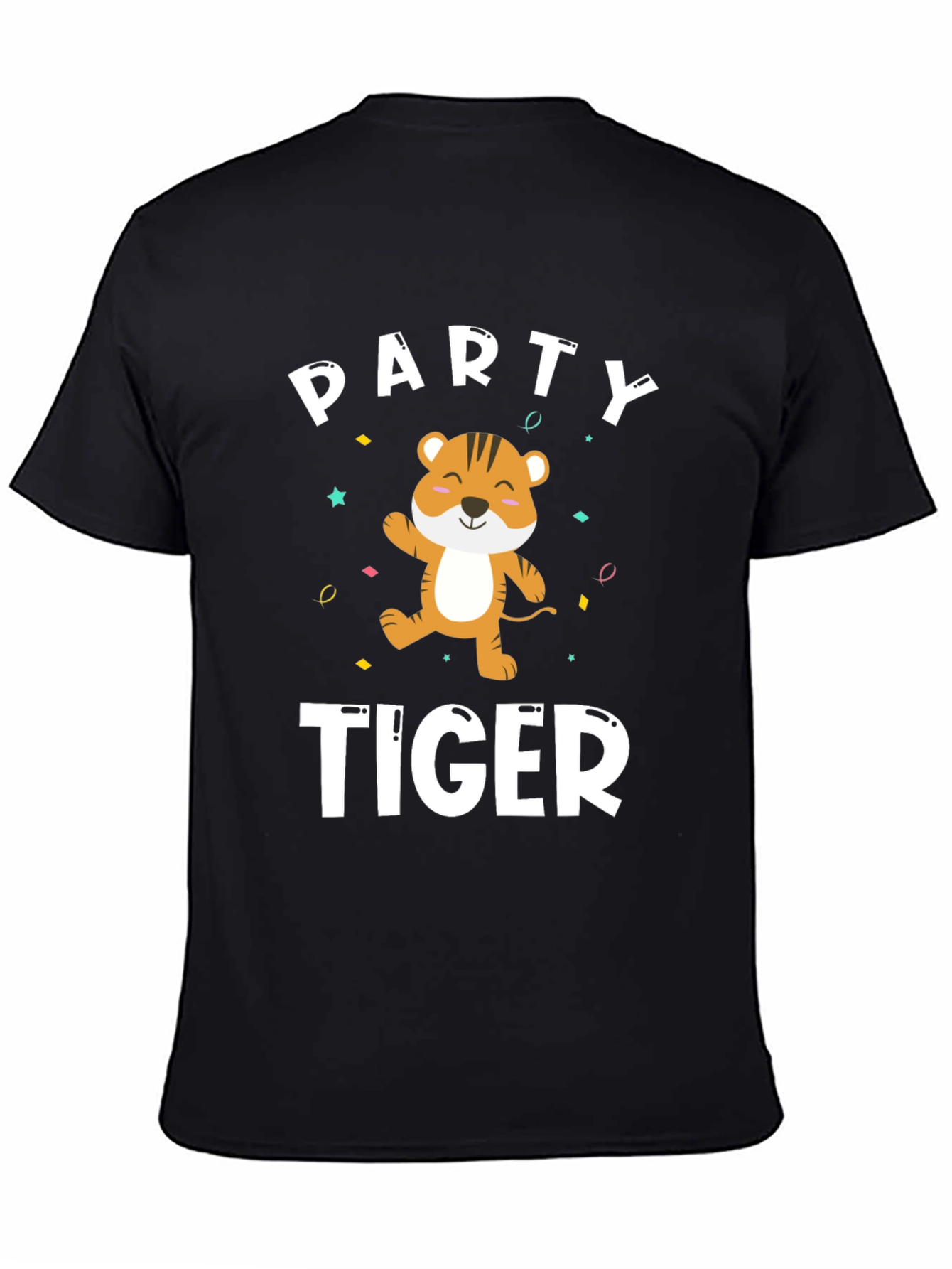 Party Tiger T-Shirt - Festive Graphic Tee