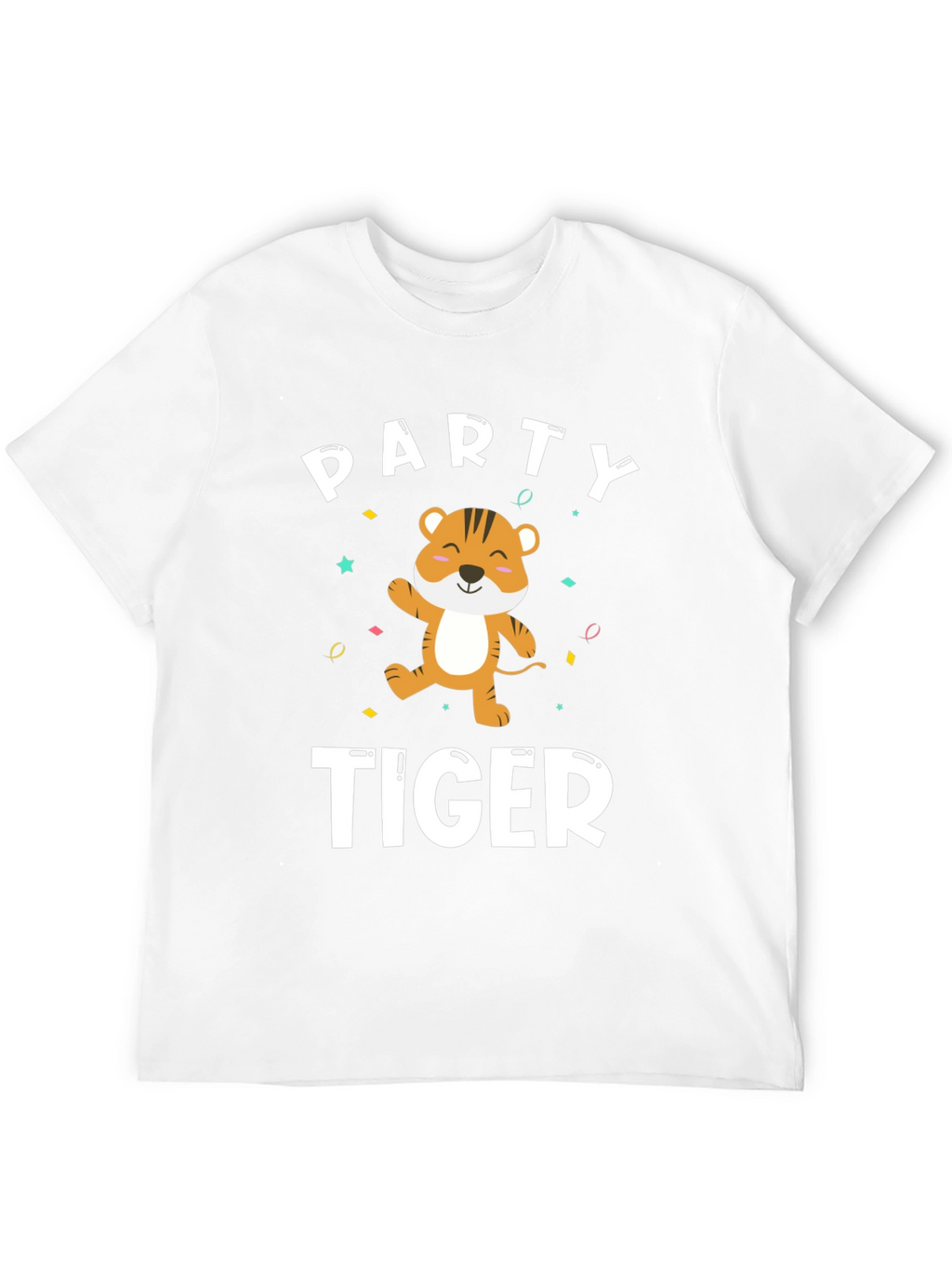 Party Tiger T-Shirt - Festive Graphic Tee