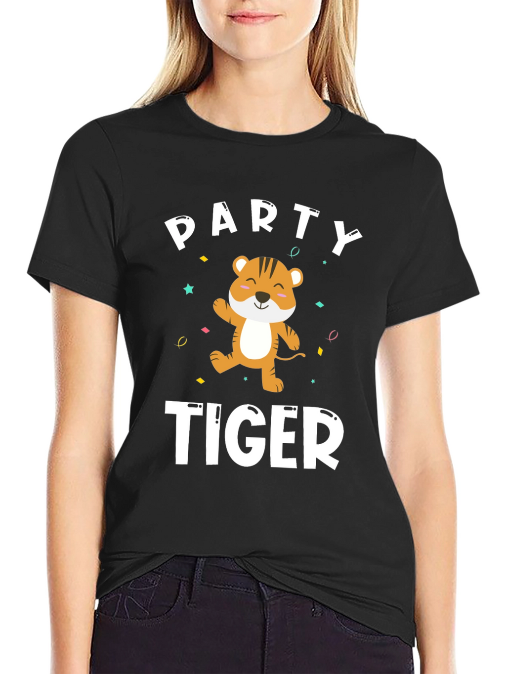 Party Tiger T-Shirt - Festive Graphic Tee