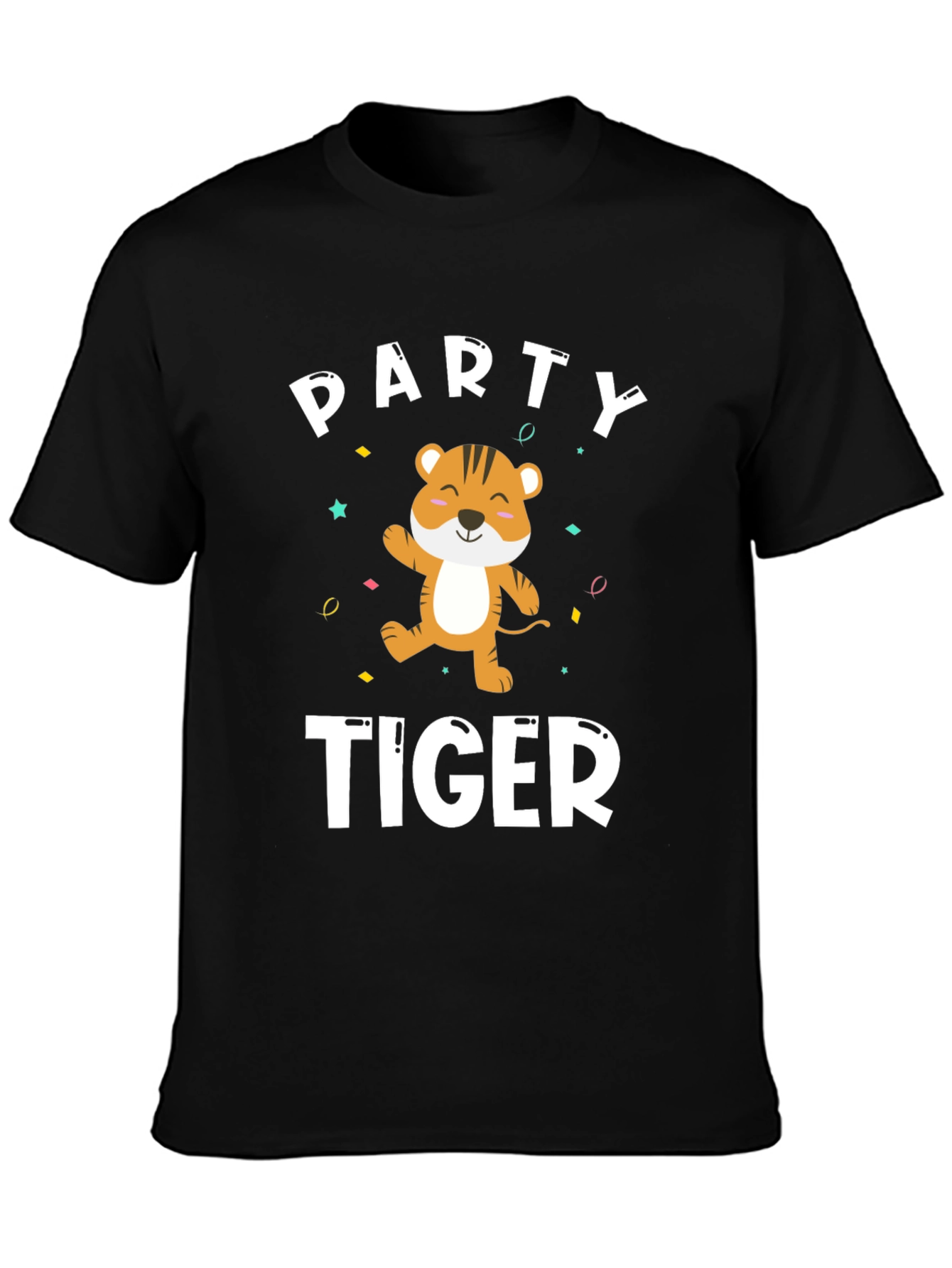 Party Tiger T-Shirt - Festive Graphic Tee