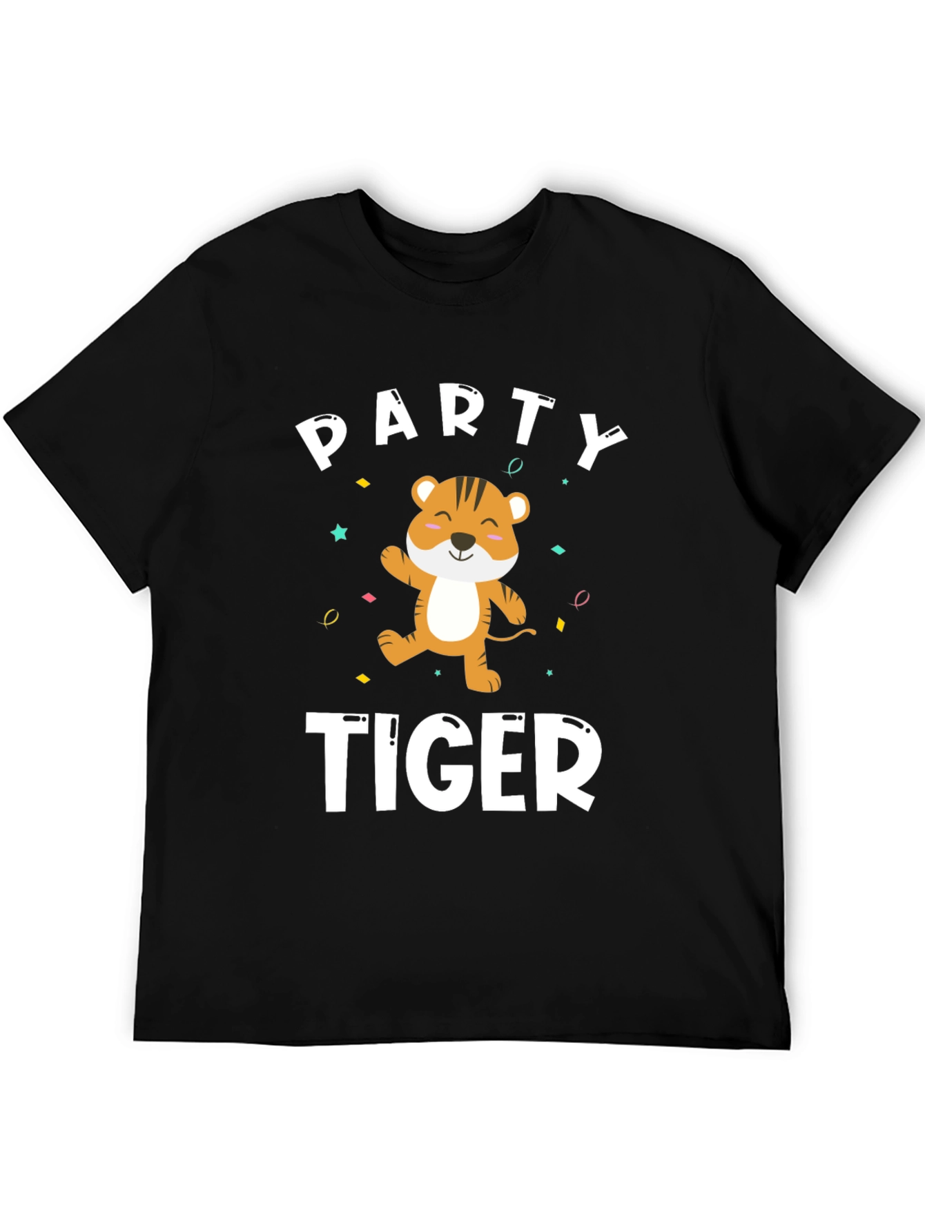 Party Tiger T-Shirt - Festive Graphic Tee