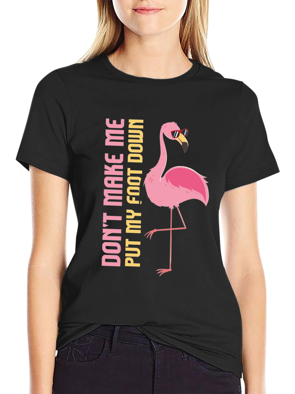 Flamingo Foot Down Graphic Tee