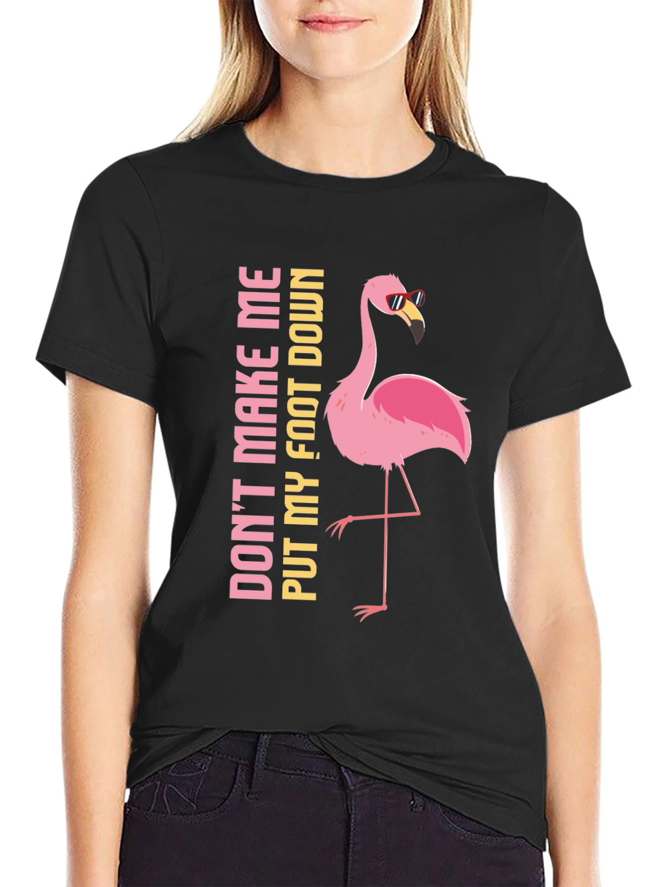 Flamingo Foot Down Graphic Tee