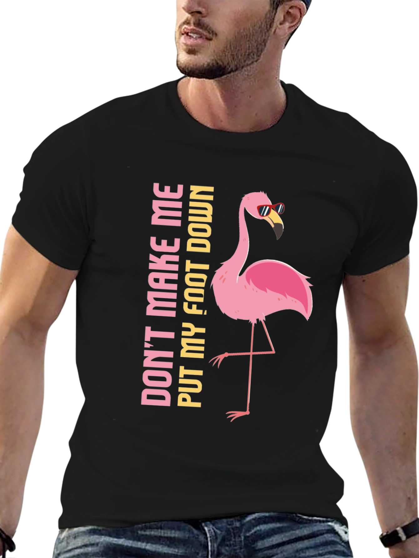 Flamingo Foot Down Graphic Tee
