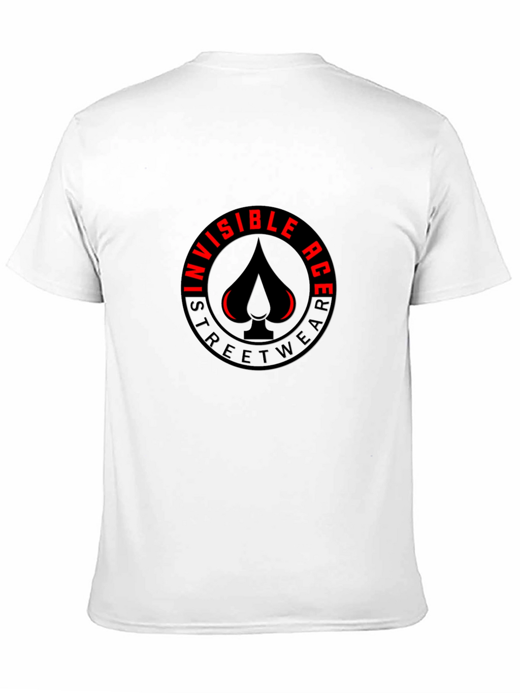 Invisible Ace Black Graphic T-Shirt
