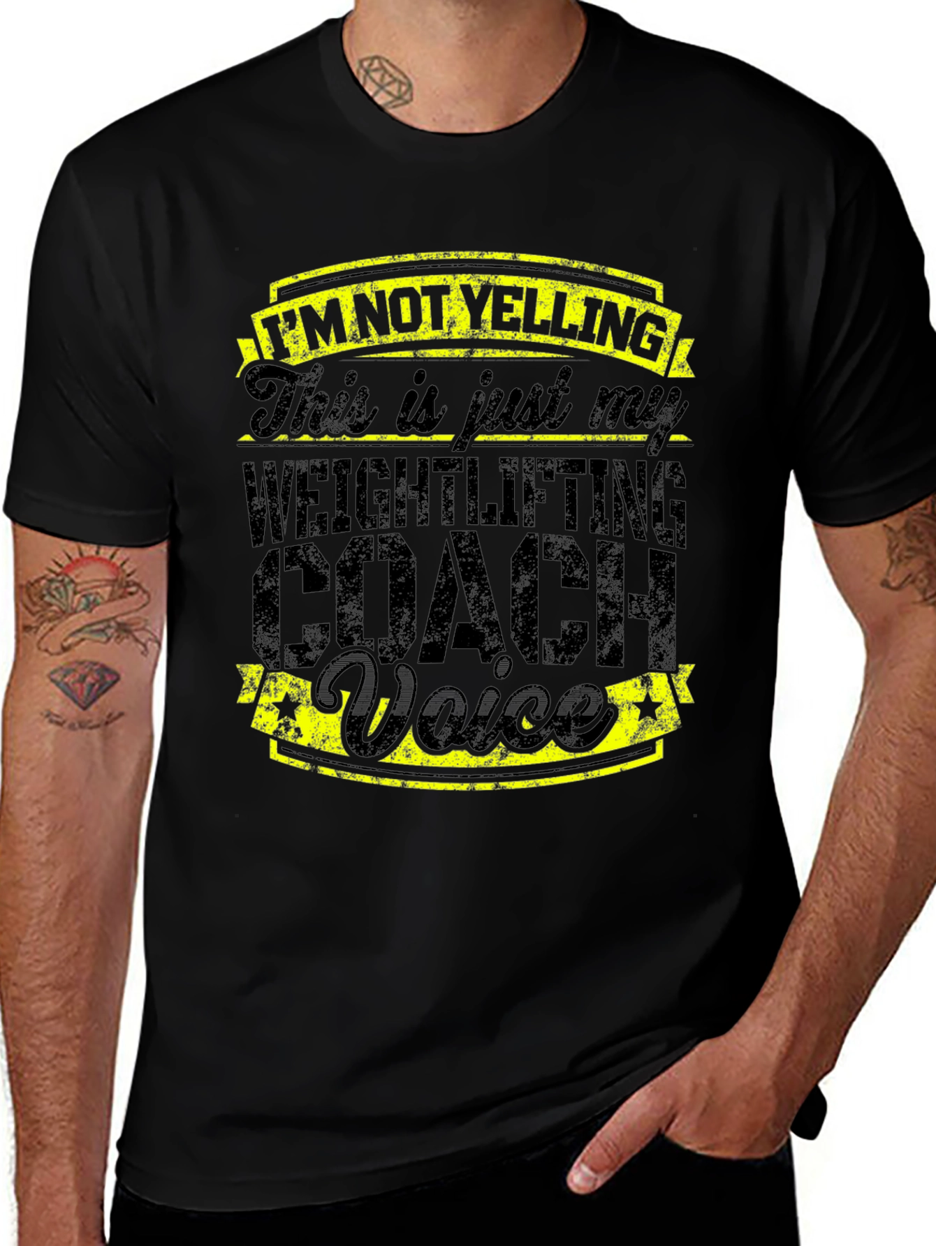 Weightlifting Coach Voice T-Shirt