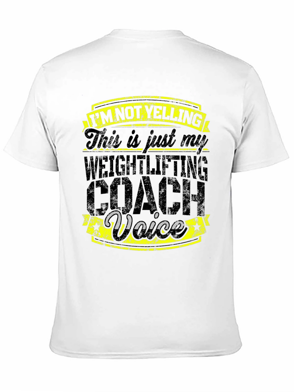Weightlifting Coach Voice T-Shirt