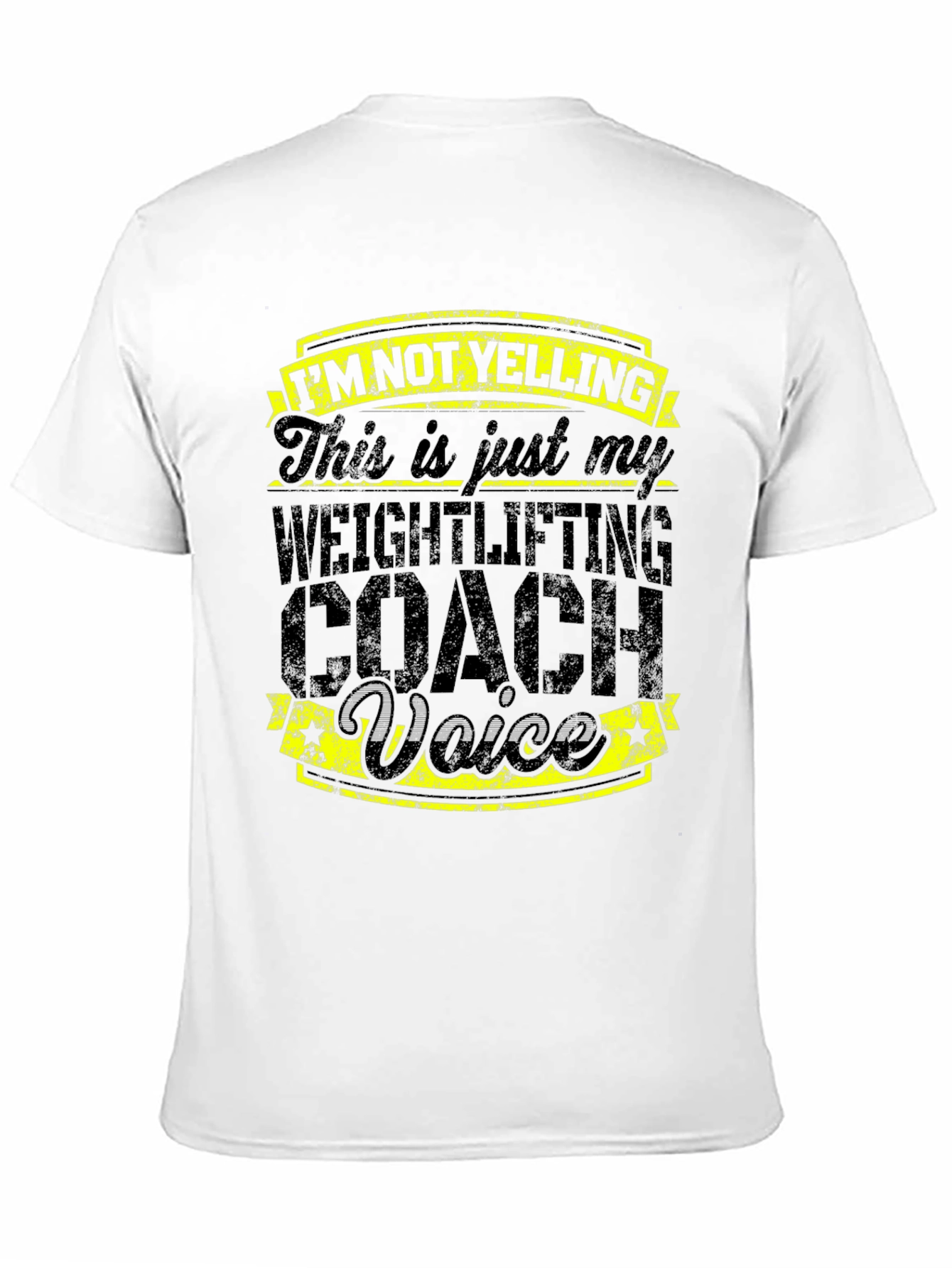 Weightlifting Coach Voice T-Shirt
