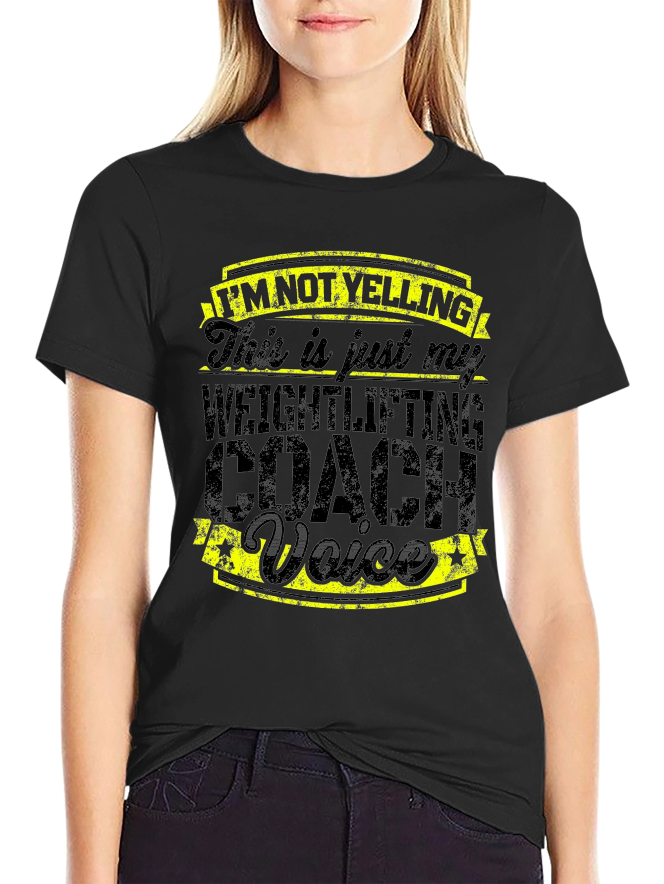Weightlifting Coach Voice T-Shirt