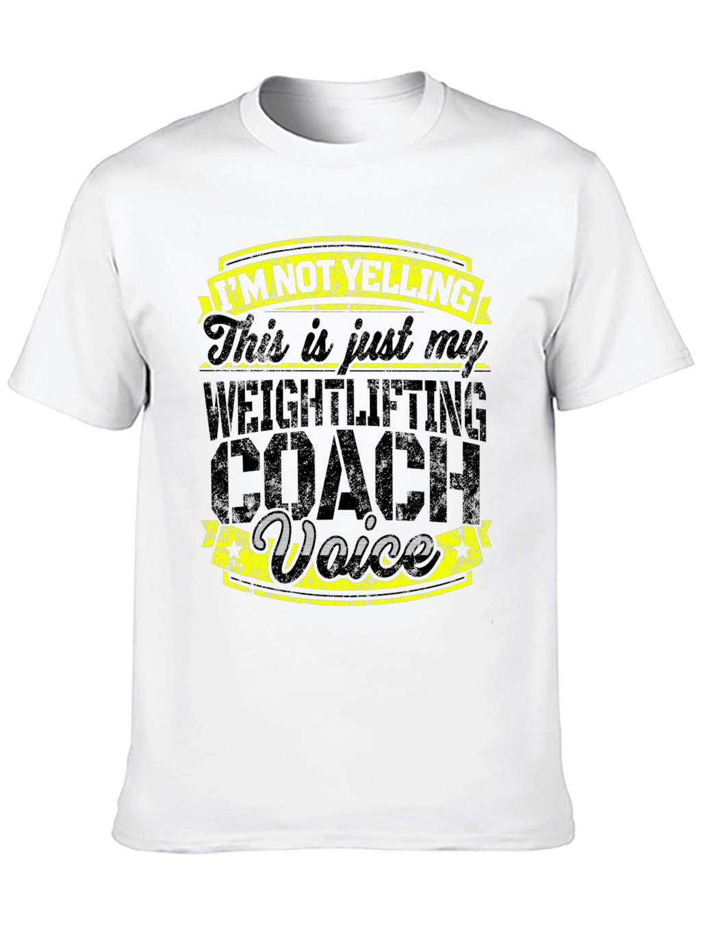 Weightlifting Coach Voice T-Shirt