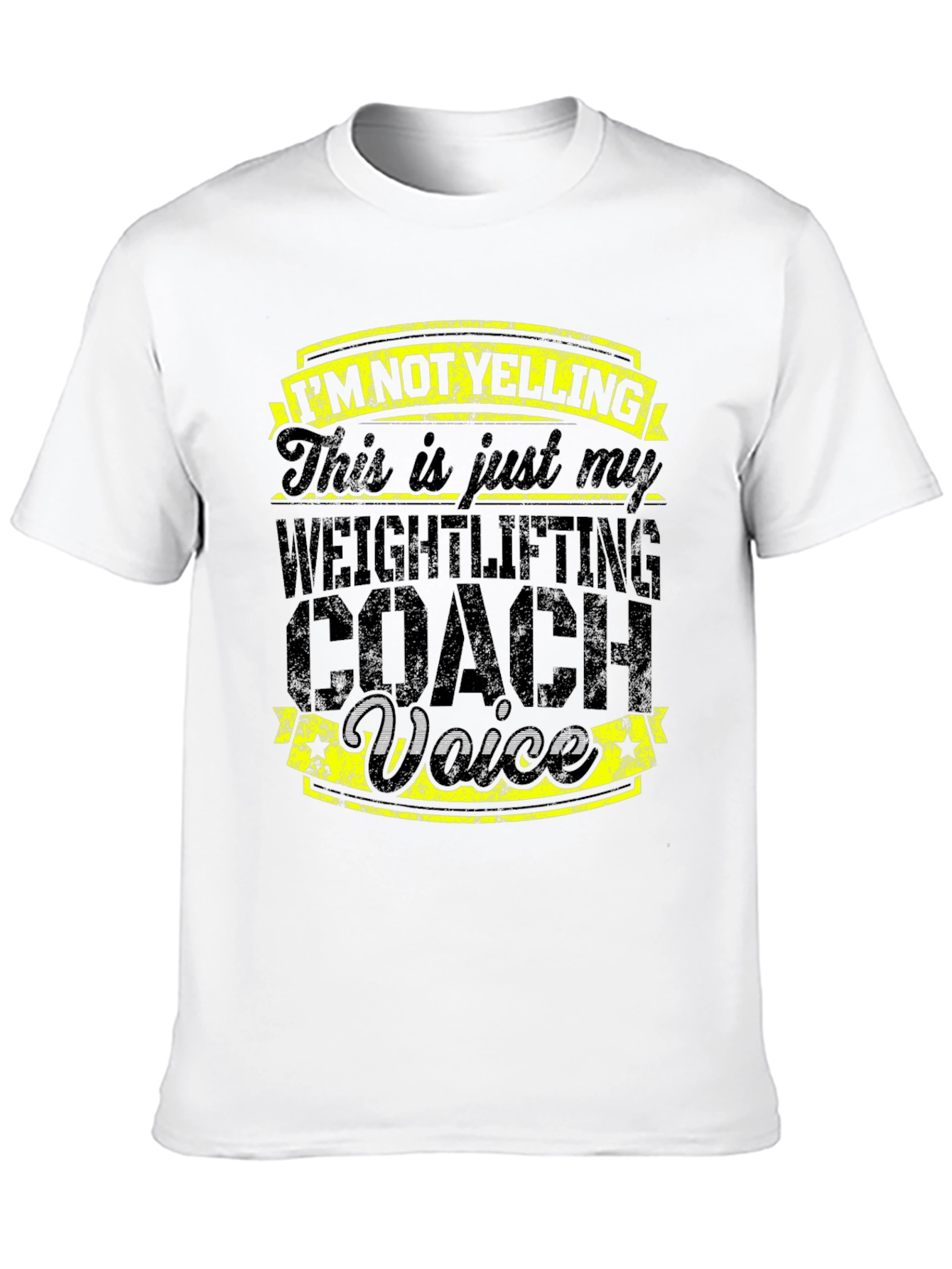 Weightlifting Coach Voice T-Shirt